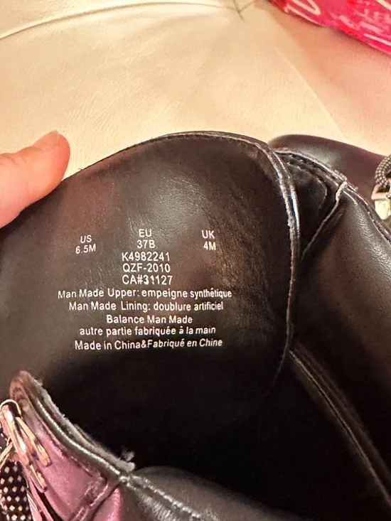 DKNY Black Leather Lace-Up Ankle High Heeled Boots Women's 6.5 - Picture 11 of 14